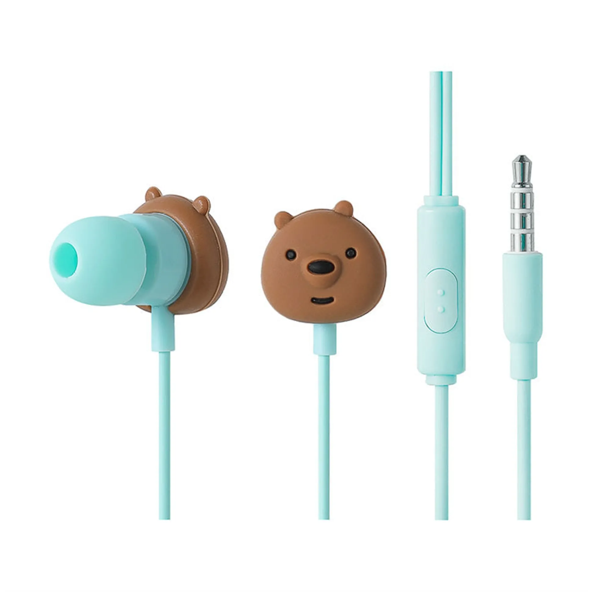 Auricolari Grizzly Di We Bare Bears Marroni