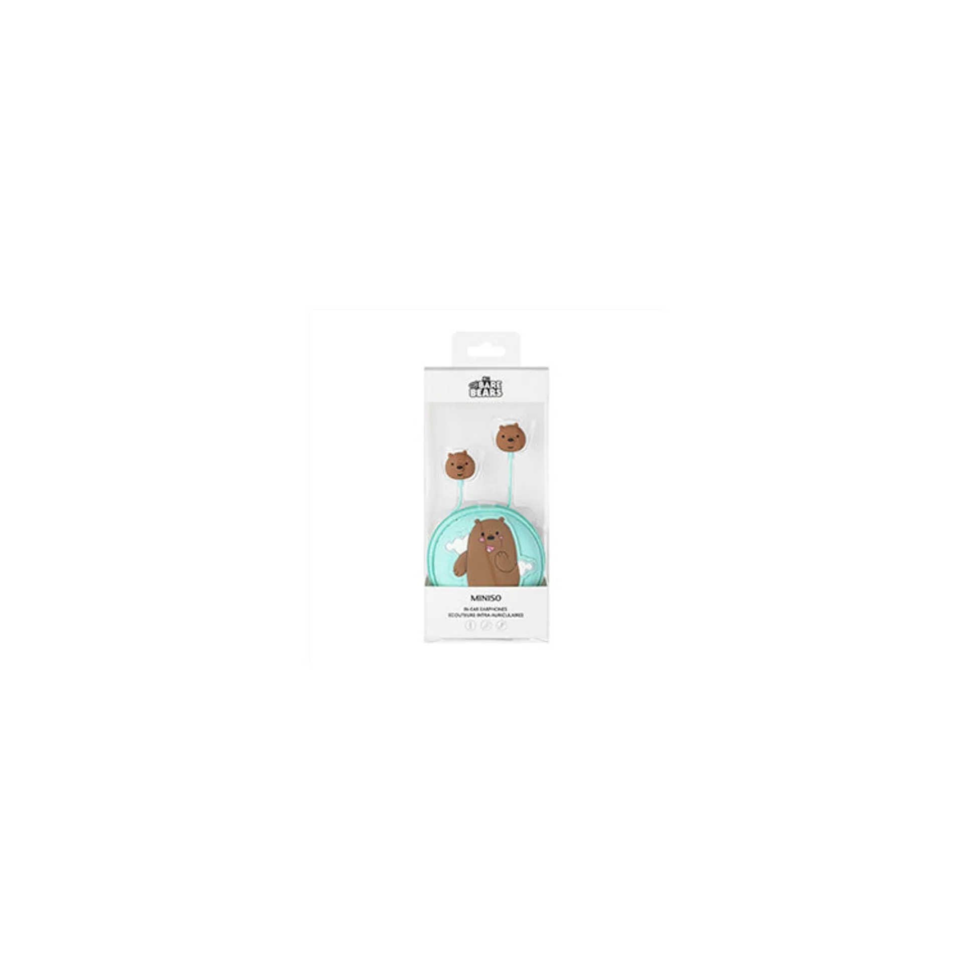 Auricolari Grizzly Di We Bare Bears Marroni