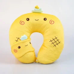 Cuscino Da Viaggio Con Mascherina - Ananas