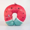 Cuscino Da Viaggio Con Mascherina - Fragola