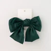 Fermaglio Fiocco Verde Per Capelli