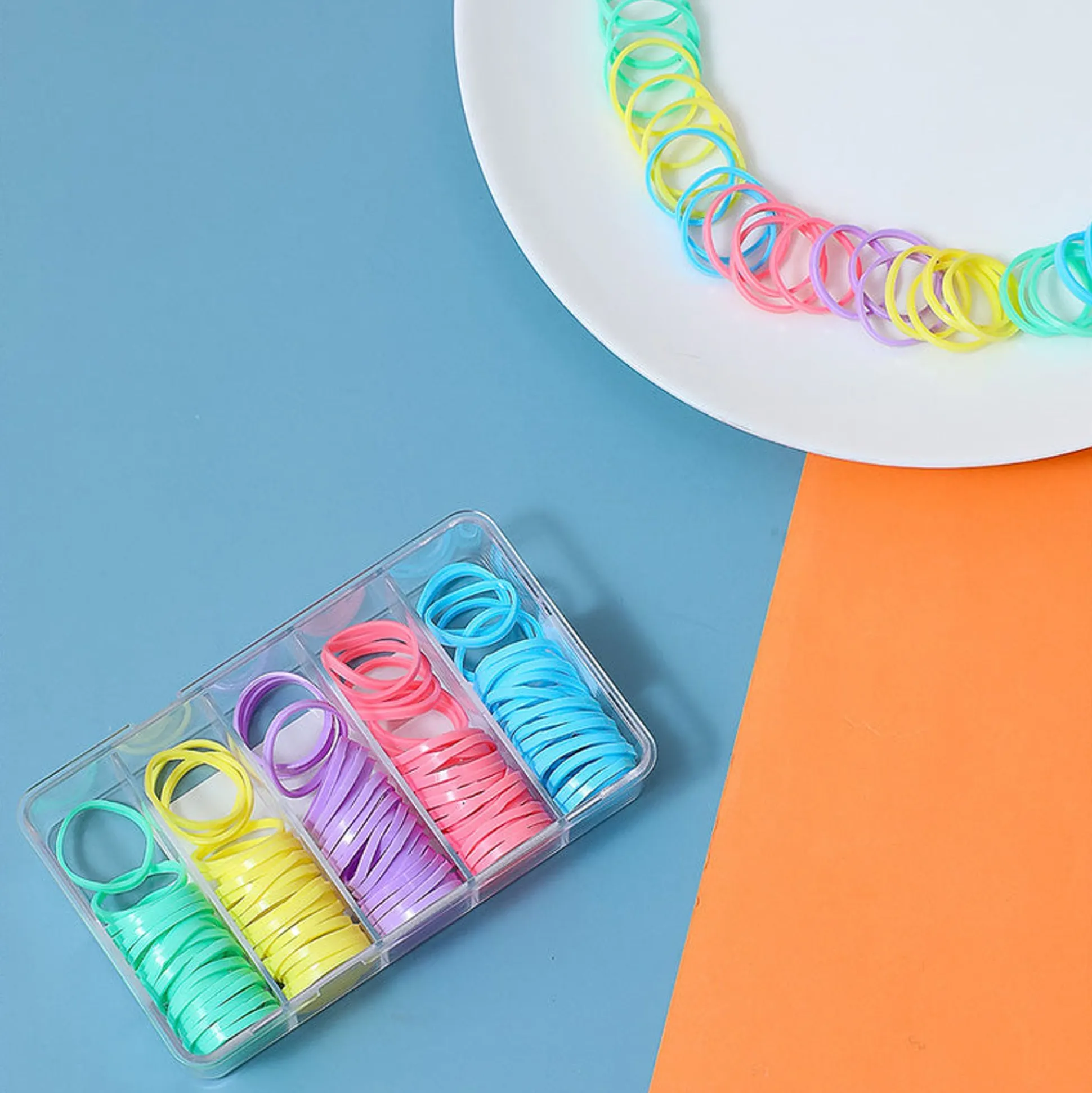 Kit 150Pezzi Elastici Colorati