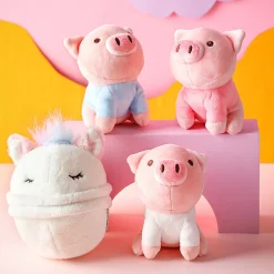 Peluche Unicorno Con Maialino (1Pz)