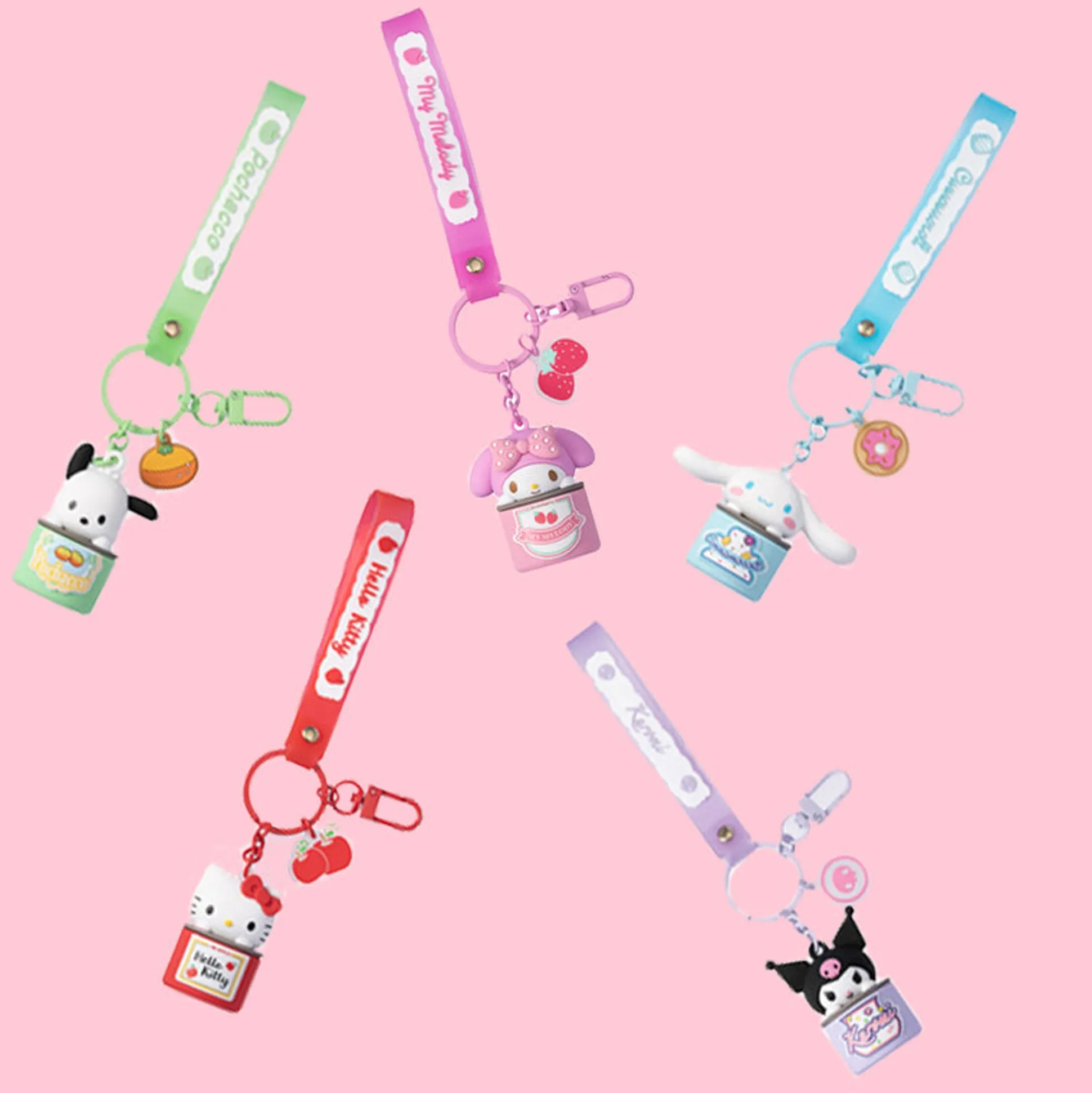 Portachiavi Lattina Sanrio (1Pz)