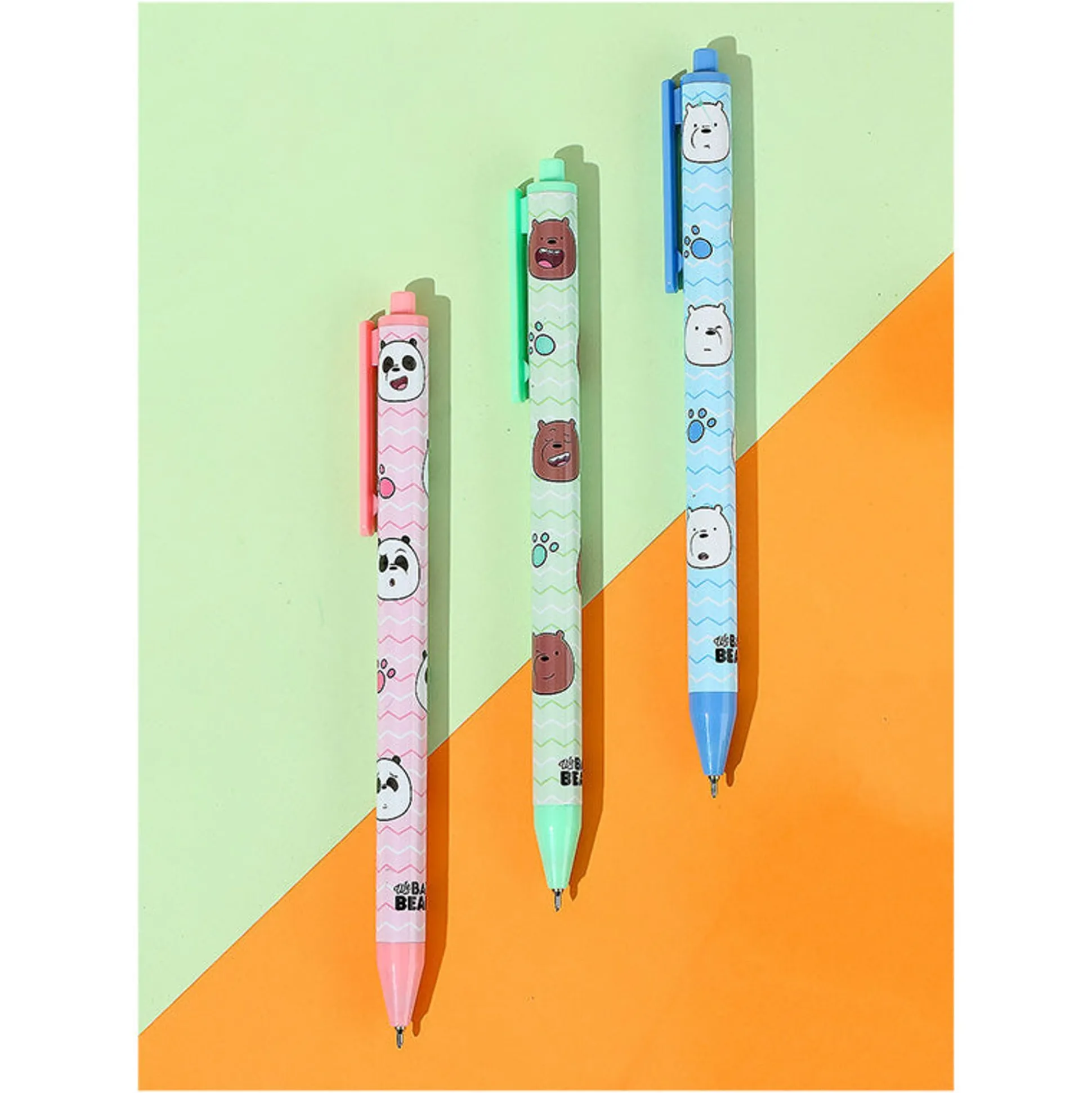 Set Di Penne We Bare Bears Con Panda