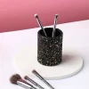 Set Di Pennelli Per Il Trucco Con Contenitore Nero